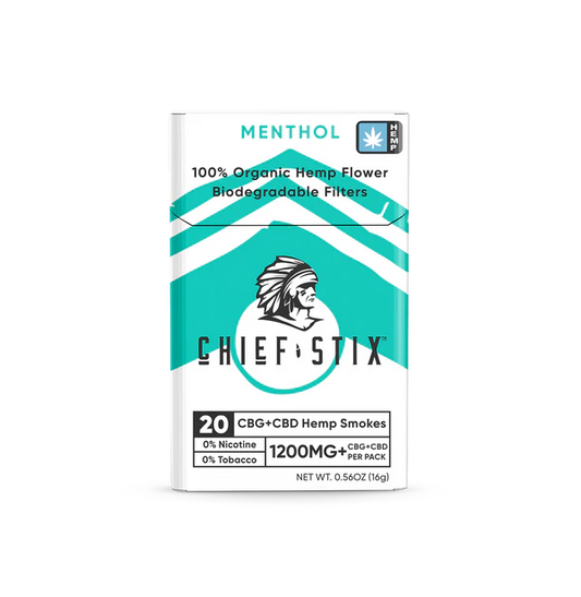 CBG + CBD Menthol Hemp Smokes 20ct