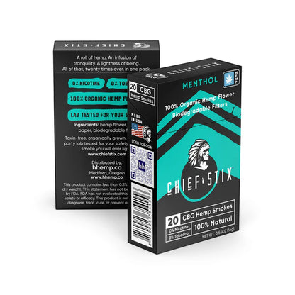 CBG Menthol Smokes 20ct