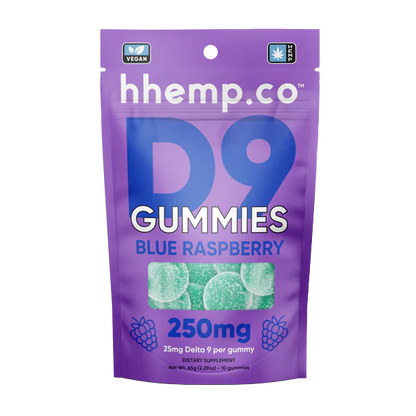 Delta 9 Gummies - Blue Raspberry (25mg)