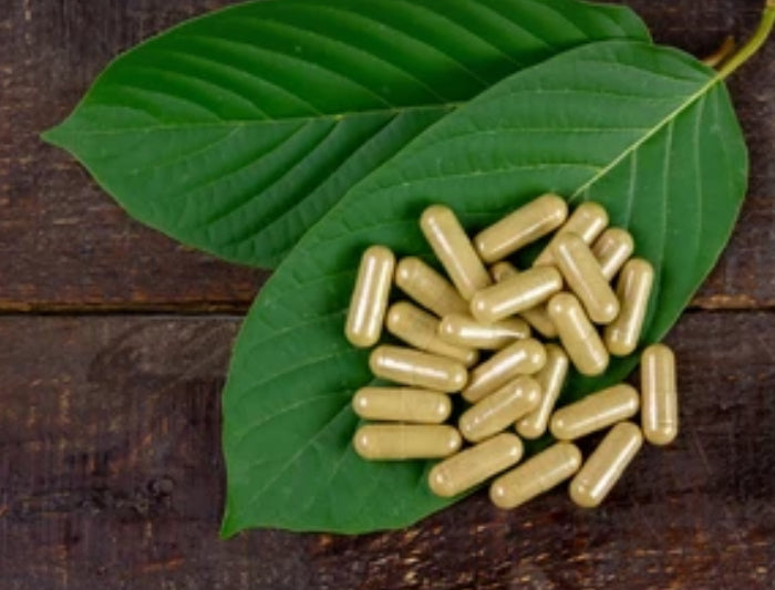 Kratom in capsule form